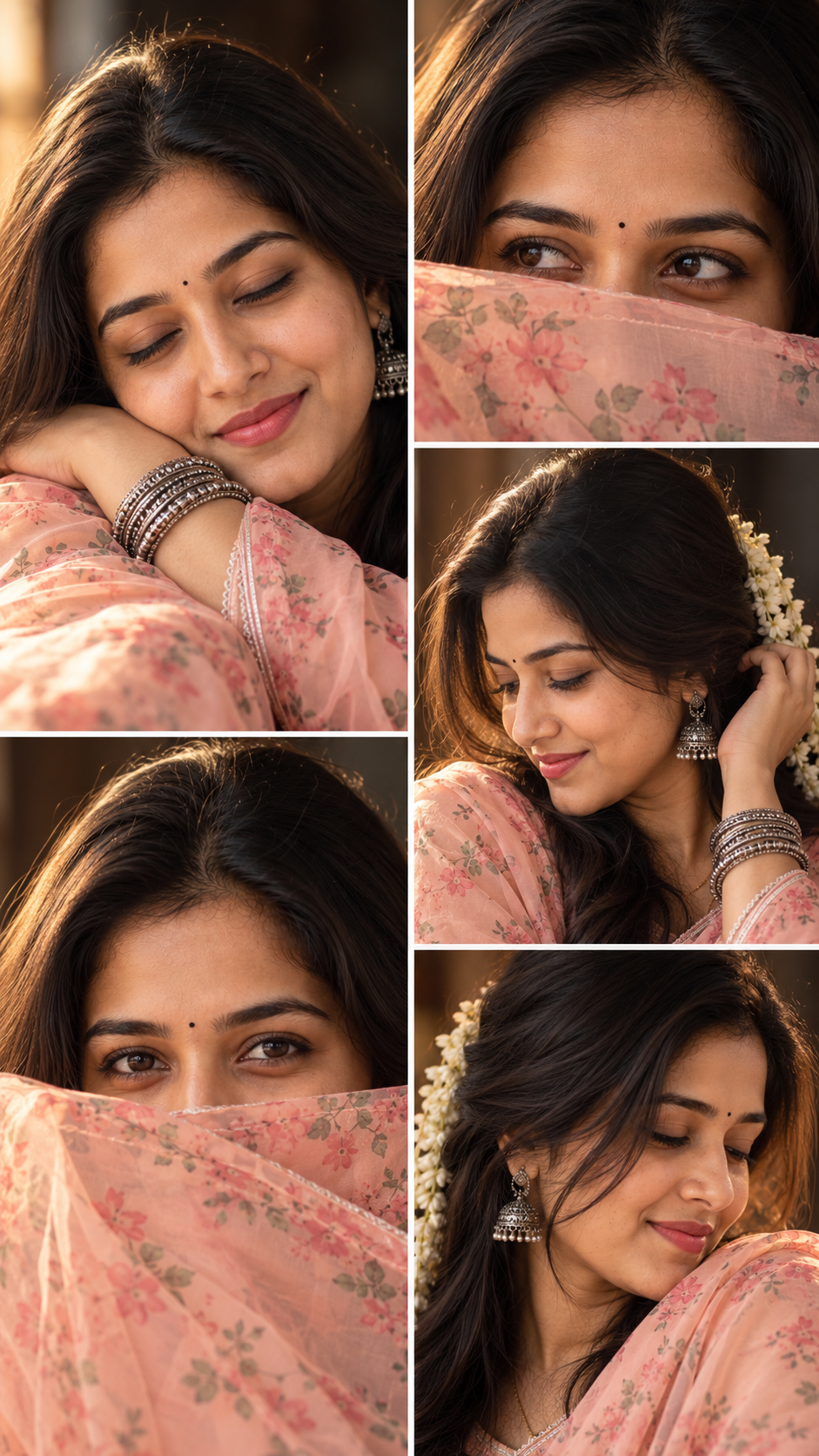 Blush Petals – Cinematic Portrait
