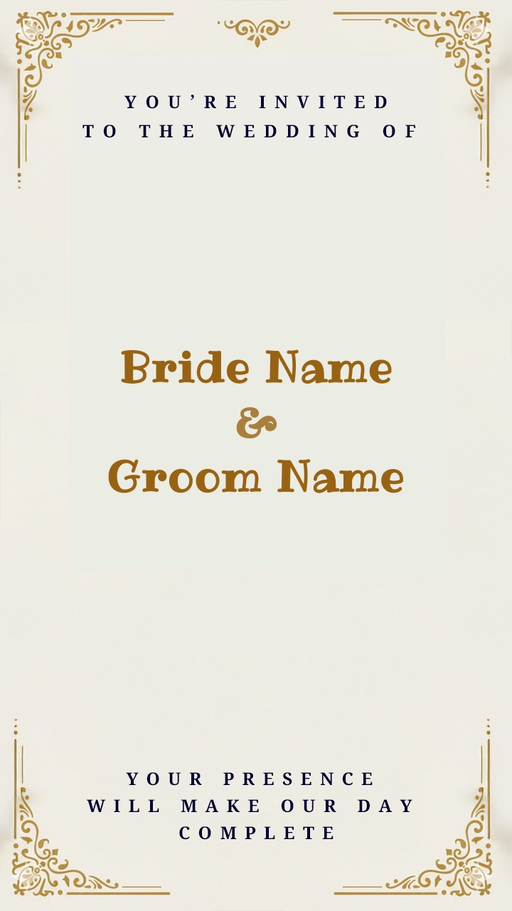 Bride name and Groom name