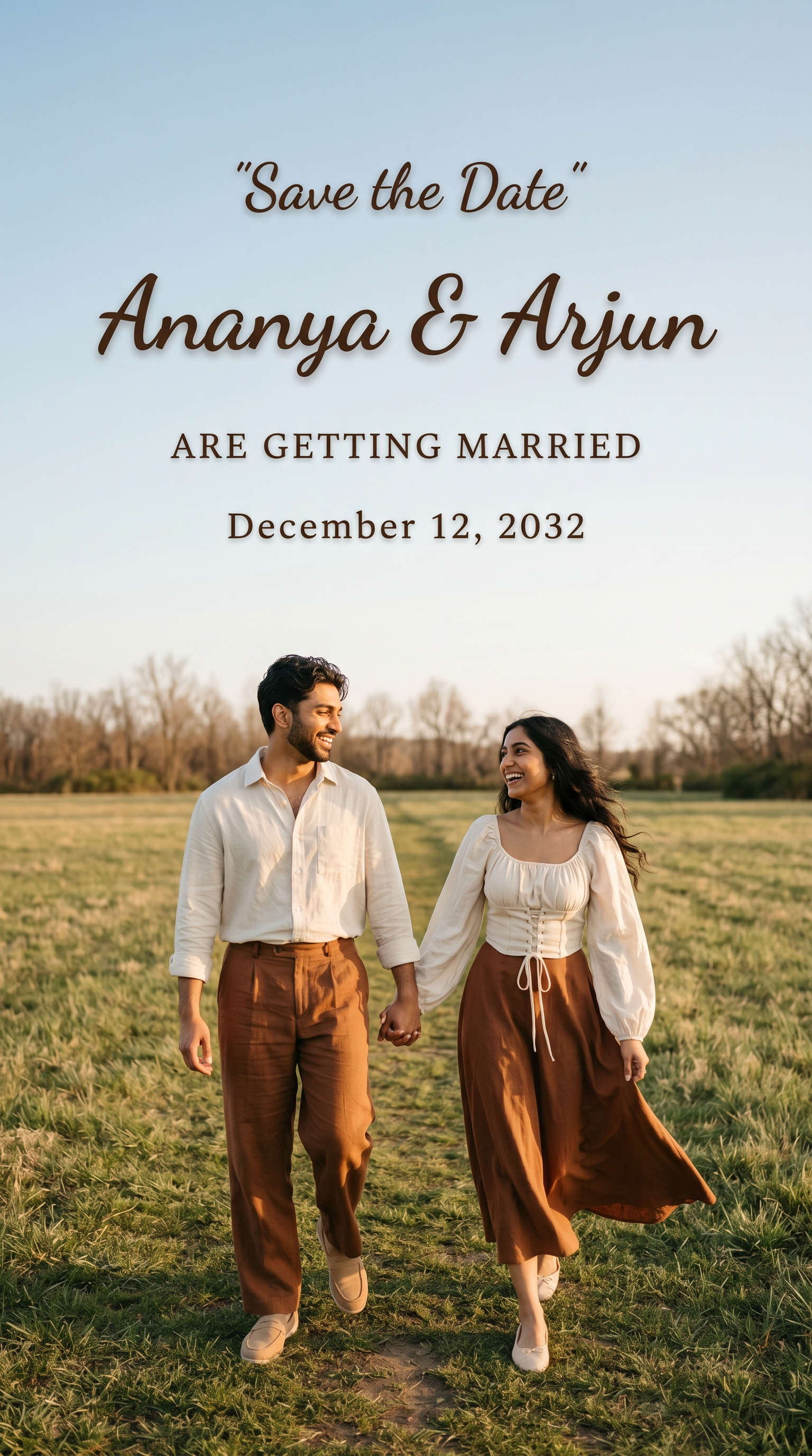 Romantic Meadow Save-the-Date