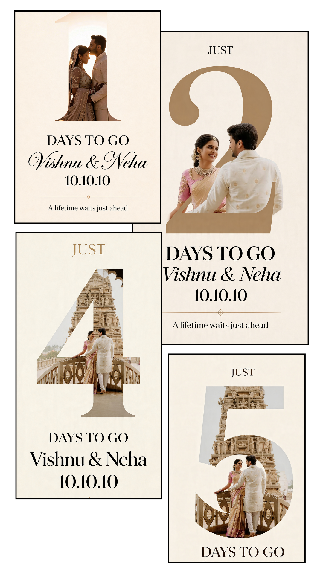 1 to 10 Days Countdown Set