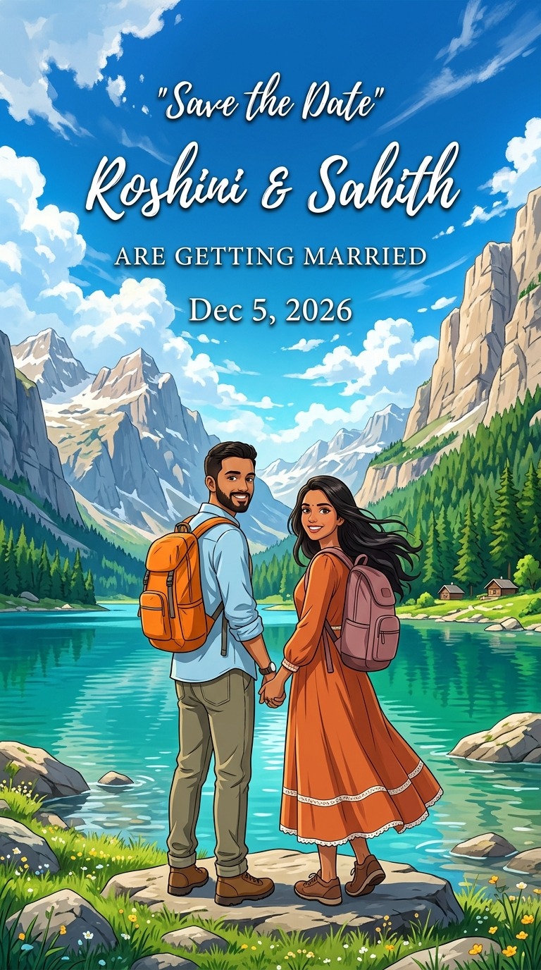 Mountain Lake Save-the-Date