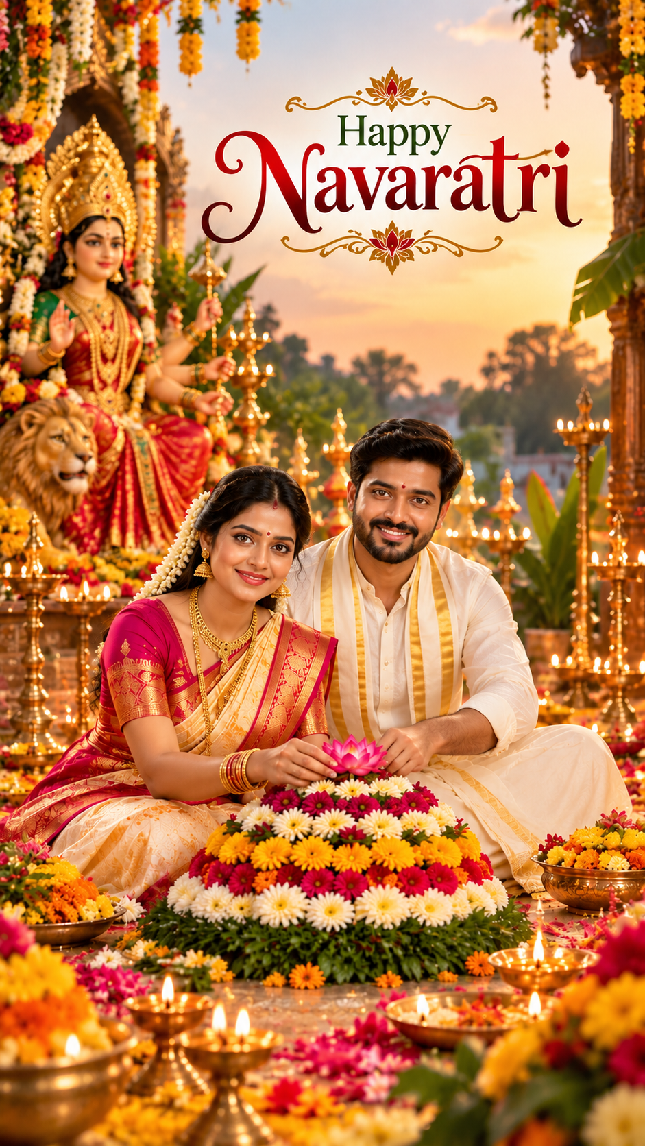 Navaratri Pooja Couple