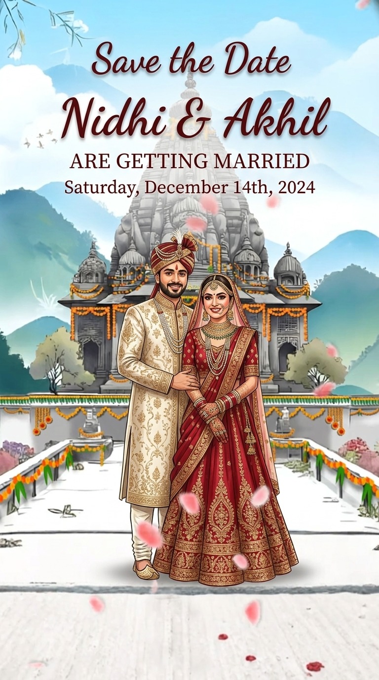 Temple Save-the-Date Poster