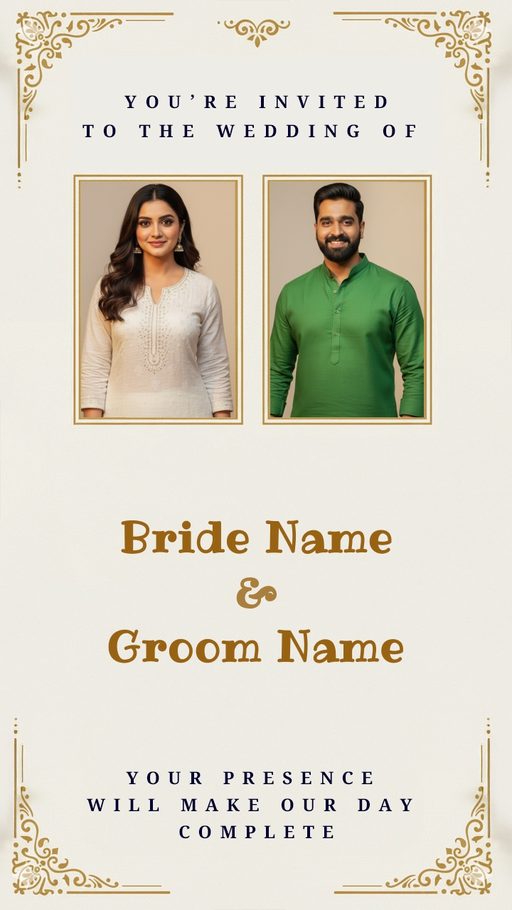 Groom and Bride details