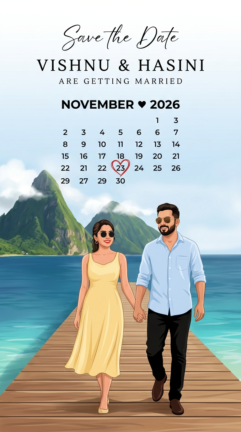 Save the date - calendar