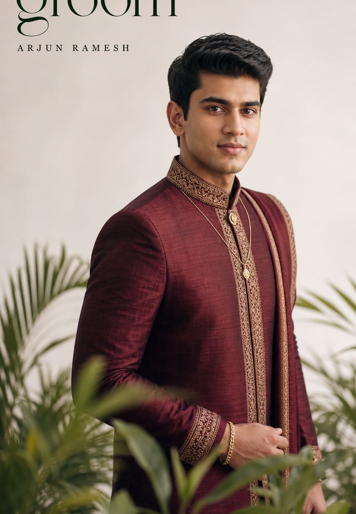 Sovereign - Groom Announcement — Hindi wedding invitation template on Tellow