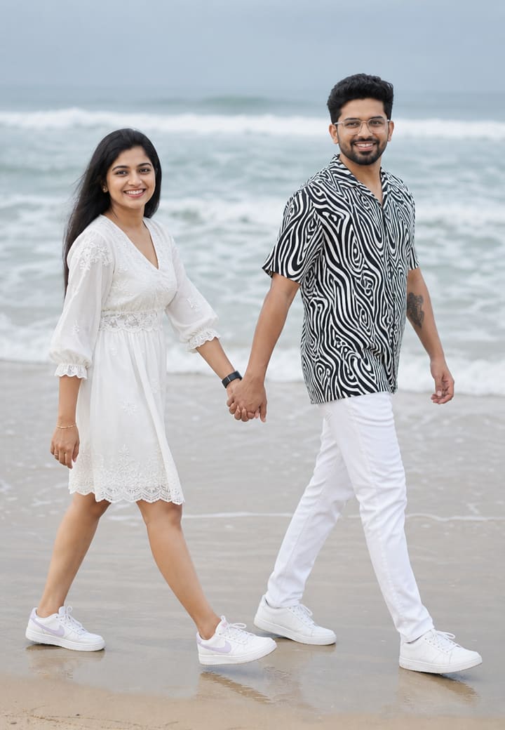 Beach Hand-Holding Walk