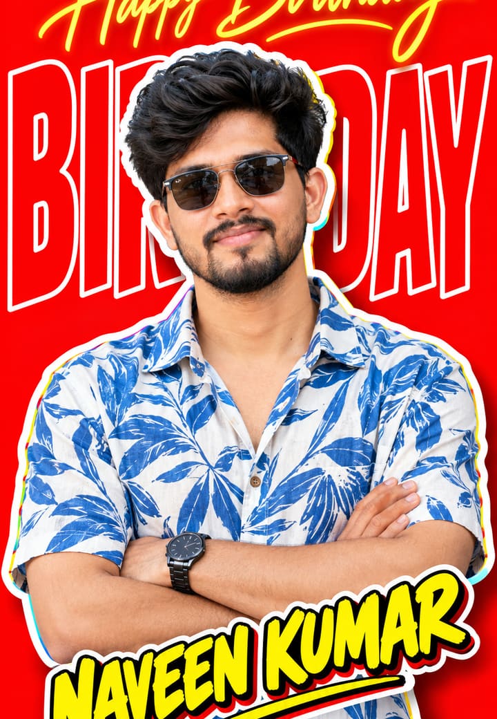 Birthday Swagger Birthday Celebration — make a birthday invitation card on Tellow