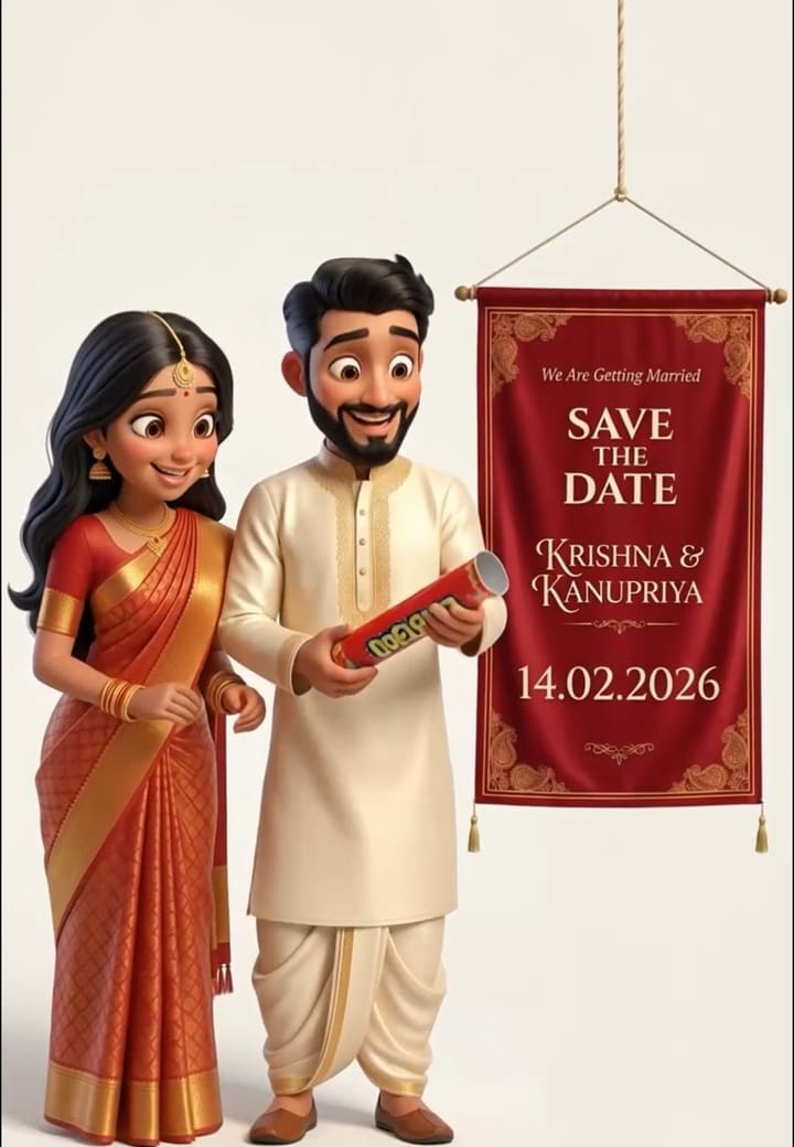Cute Save The Date — wedding teaser video on Tellow