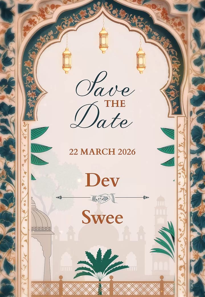 Minimal Wedding Invite — haldi invitation template on Tellow