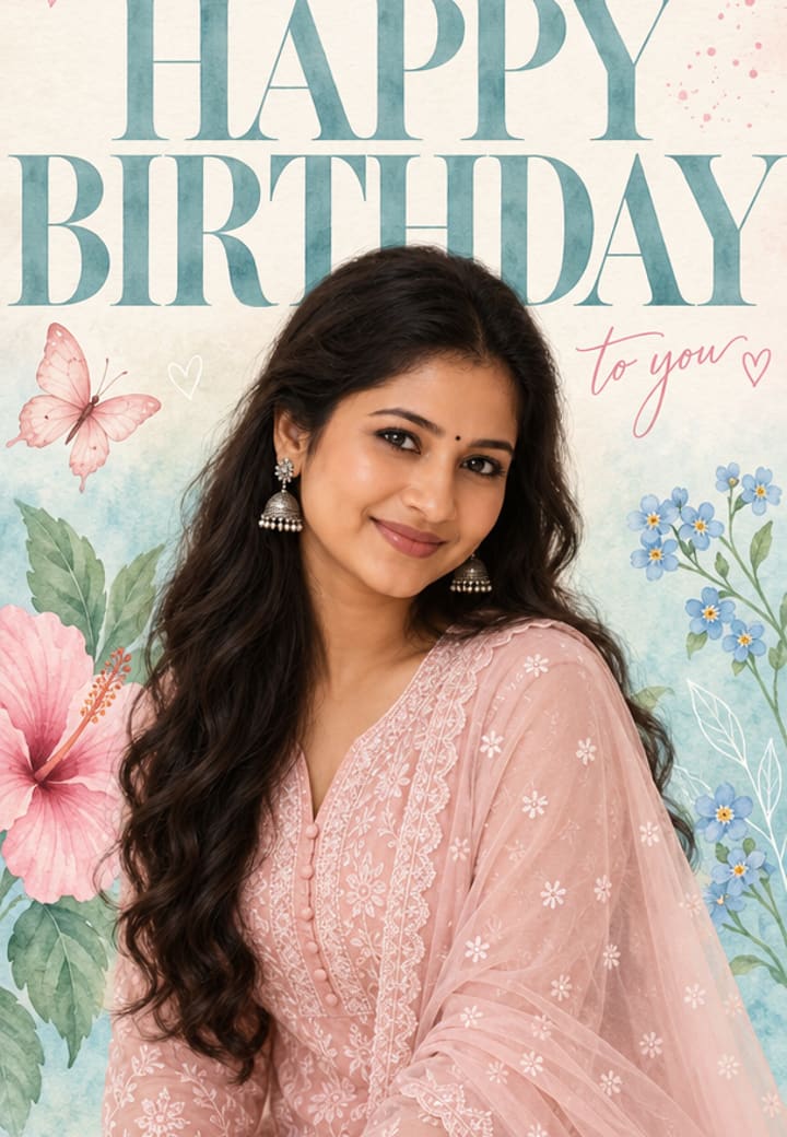 AI birthday greeting poster — make a birthday invitation card on Tellow